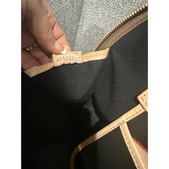 Dooney & Bourke Canvas/Leather Cabriolet Dome Satchel Bag  Taupe/Tan - Picture 16 of 16